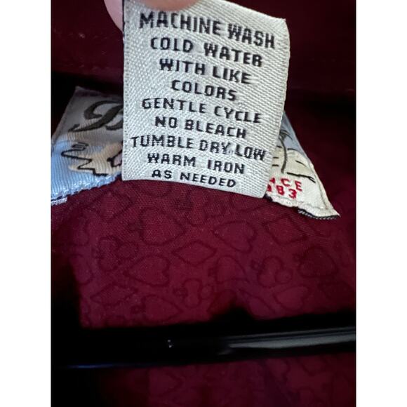 Big Dogs Mens Vintage Playing Poker All Over Print Button Up Shirt 2XL - Picture 6 of 6